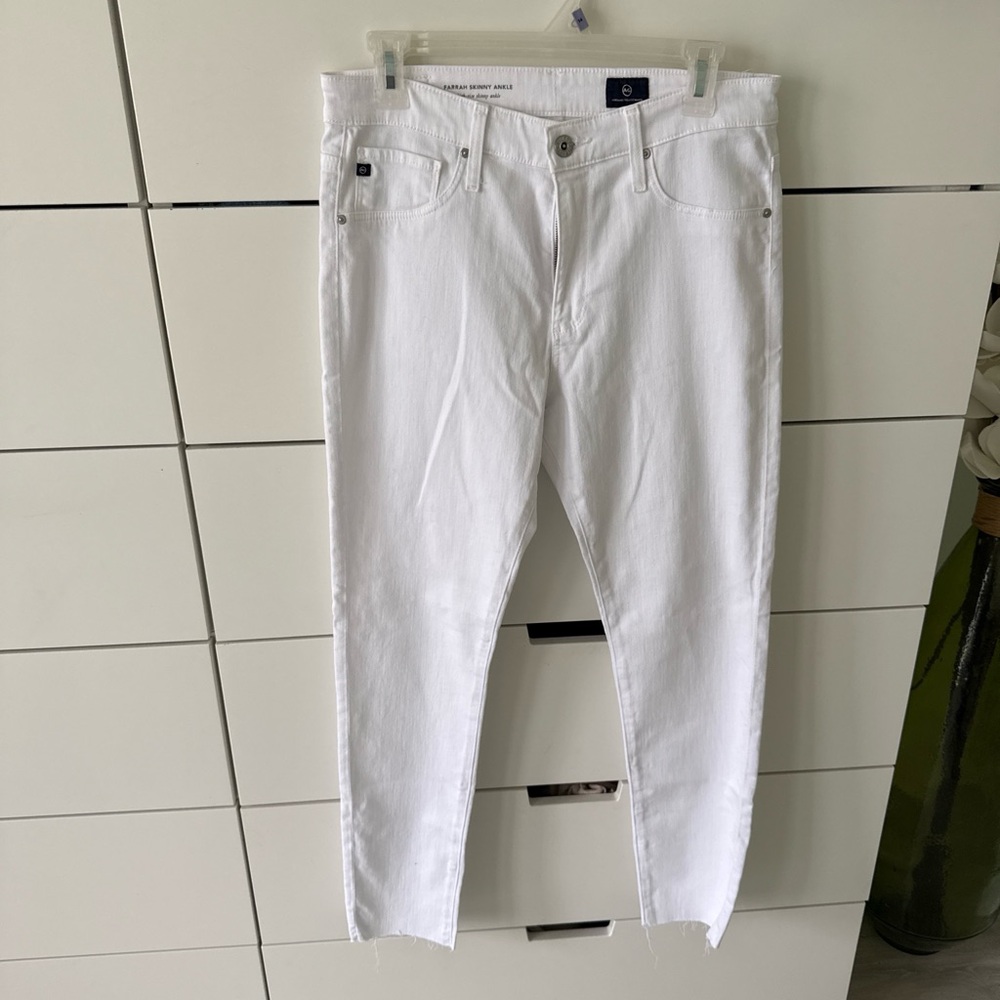 Ag Adriano Goldschmied Slim White Men’s Jeans